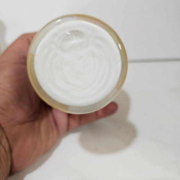 Murano Glass Arte Linea Mary Kristall Scalloped Tulip Rim Edge Vase Italy RARE - Picture 7 of 9